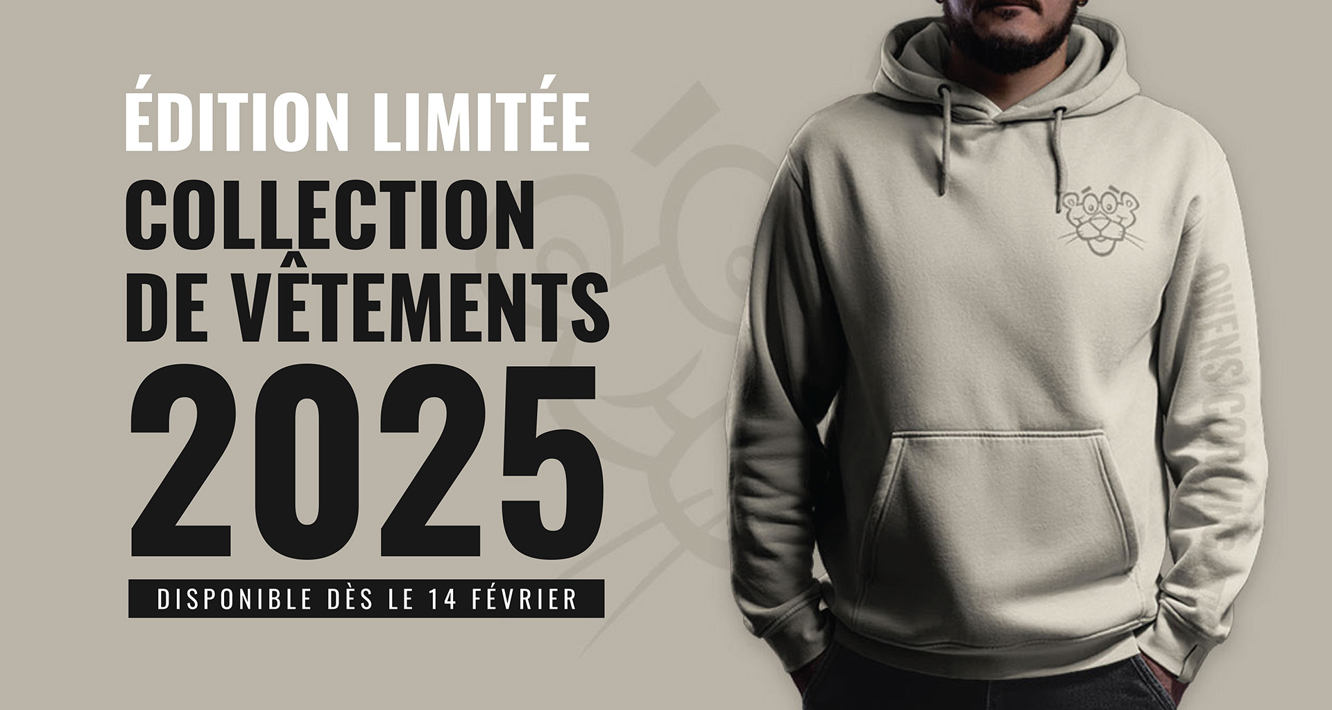 Édition limitée collection de vêtements 2025 disponible dès le 14 février